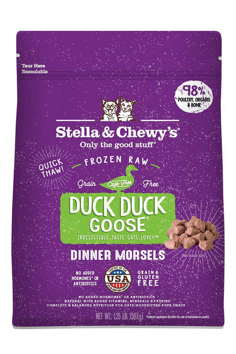 Stella and Chewy's Duck Duck Goose Frozen Raw Cat Food