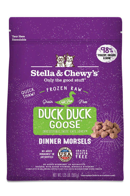 Stella and Chewy's Duck Duck Goose Frozen Raw Cat Food