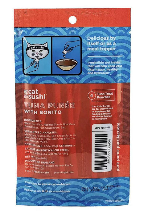Cat Sushi Puree with Bonito Cat Treats