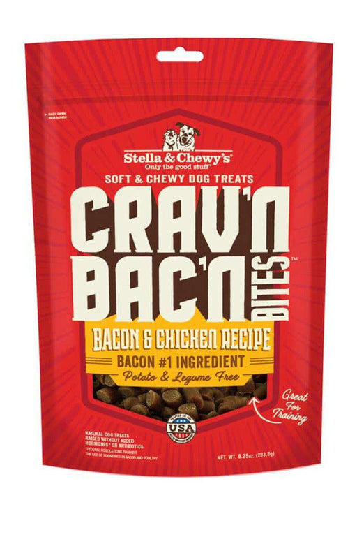 Stella and Chewys Crav'n Bac'n Bites Bacon & Chicken Dog Treats