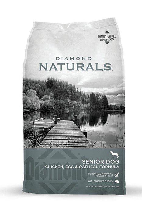 Diamond Naturals Senior Dog Chicken, Egg & Oatmeal Formula Dry Dog Food