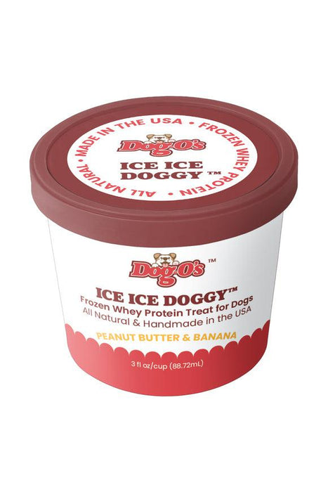Dog-O's Ice Cream Banana & Peanut Butter Frozen Dog Treat