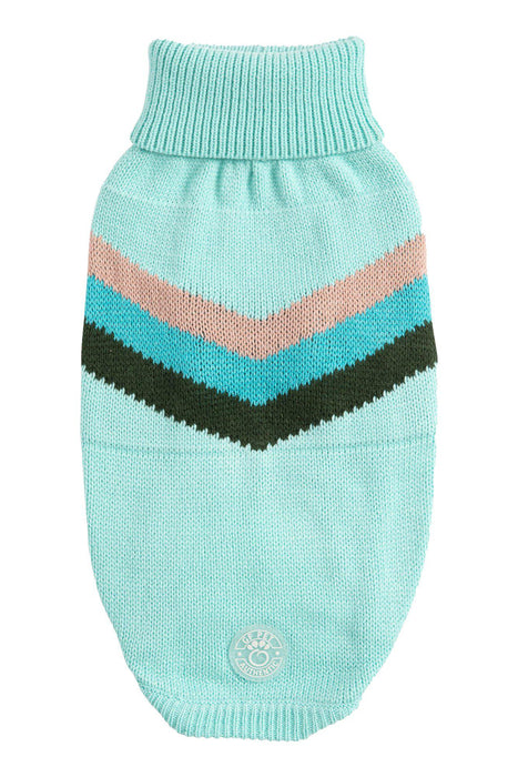 GF Pet Alpine Light Aqua Dog Sweater