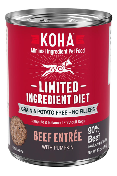 Koha LID Beef Entr√©e Wet Dog Food