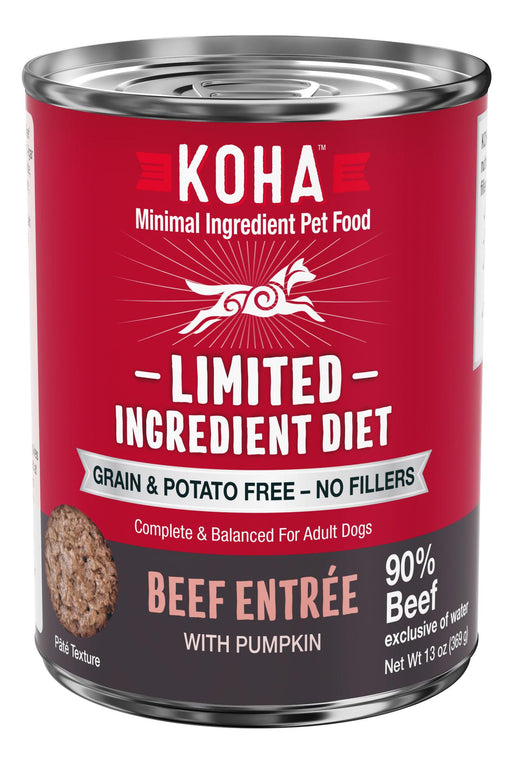 Koha LID Beef Entr√©e Wet Dog Food