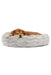 Best Friends Lux Fur Donut Dog Bed, Grey