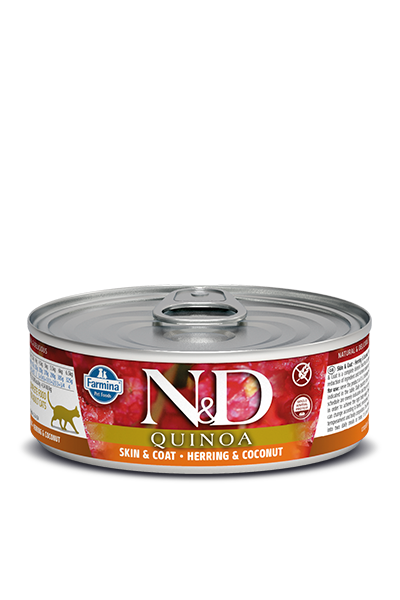 Farmina N&D Skin & Coat Herring & Coconut Wet Cat Food