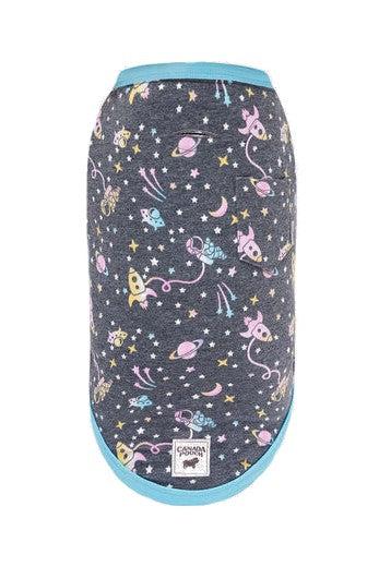 Canada Pooch Follow Me Outer Space Dog Tee