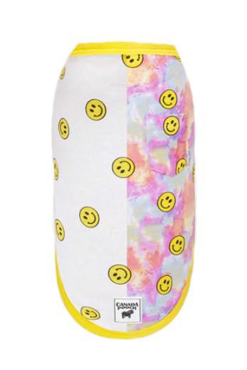 Canada Pooch Follow Me UV Reveal Tie Dye Dog Tee