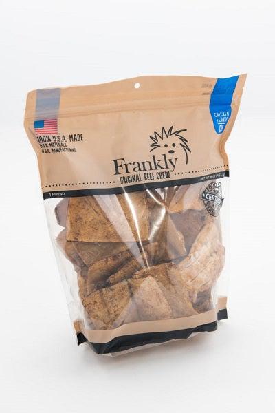 Frankly All Natural Chicken Flavored Beef Cheek Chips Value Bag