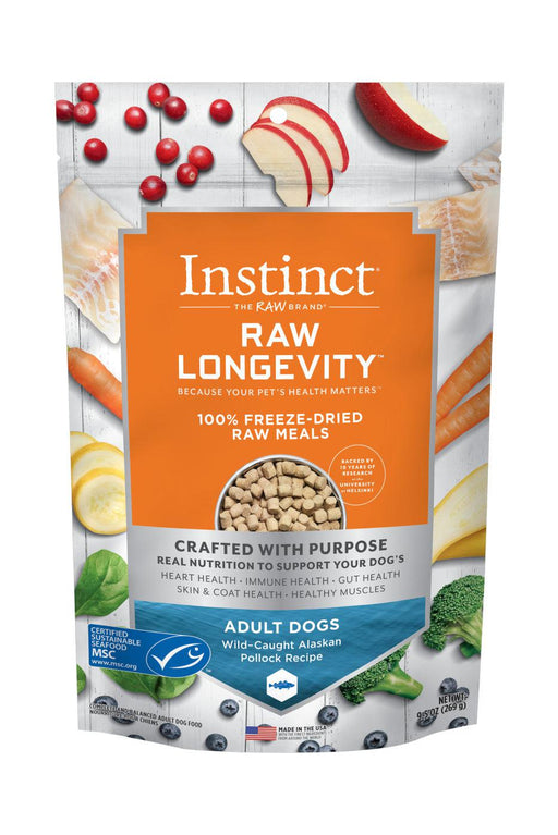 Instinct Longevity Pollock Bites Freeze-Dried Dog Food