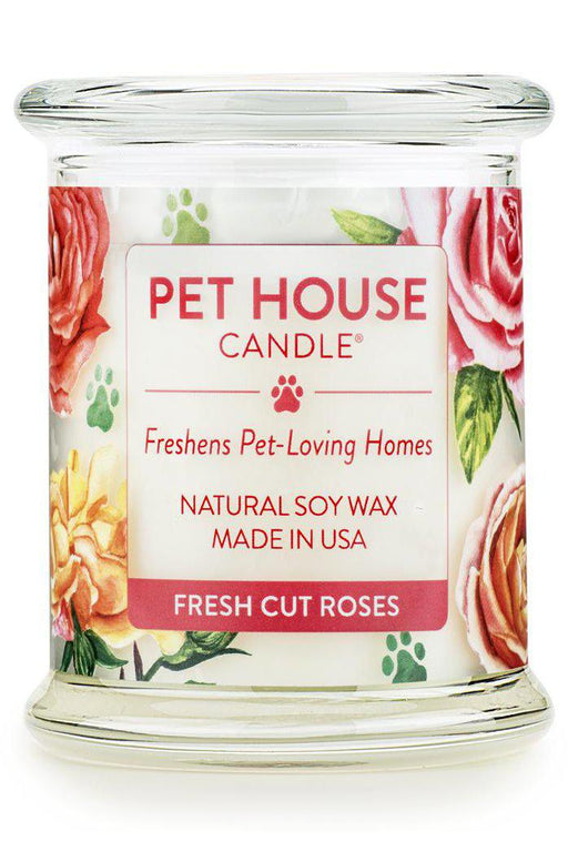 Pet House Candle Fresh Cut Roses, 8.5 oz