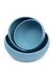 FuzzYard Life Silicone French Blue Dog Bowl