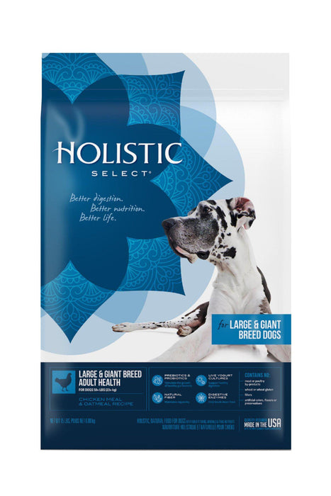 Holistic Select Chicken & Oatmeal Large Breed Adult Dog Food