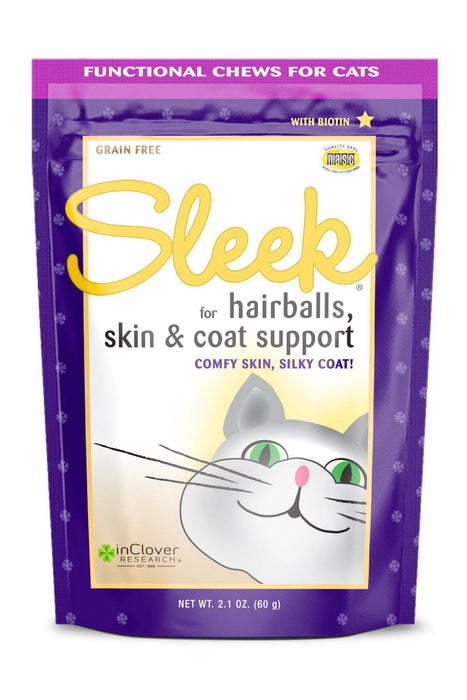 InClover Sleek Skin and Coat Cat Supplement