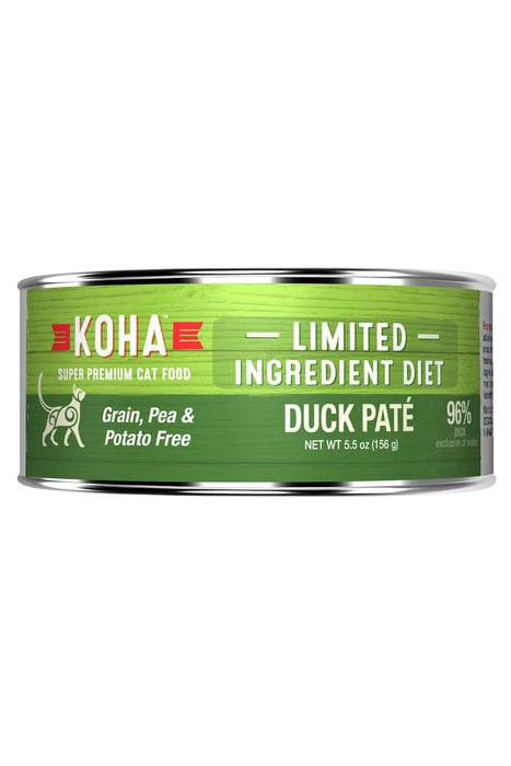 Koha 96% Duck Pate Wet Cat Food