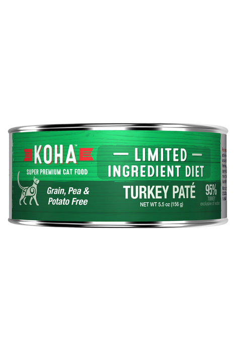 Koha 96% Turkey Pate Wet Cat Food