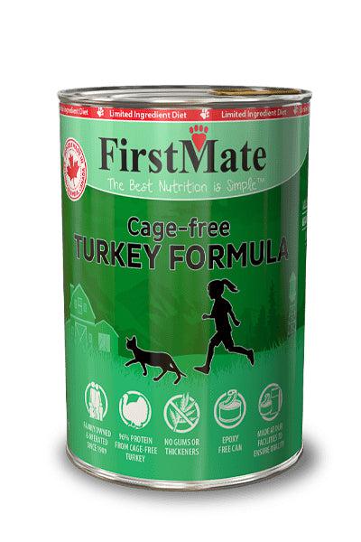 FirstMate Turkey Pate Canned Cat Food 12.2 oz