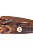 My Family Ascot Brown Leather Dog Leash