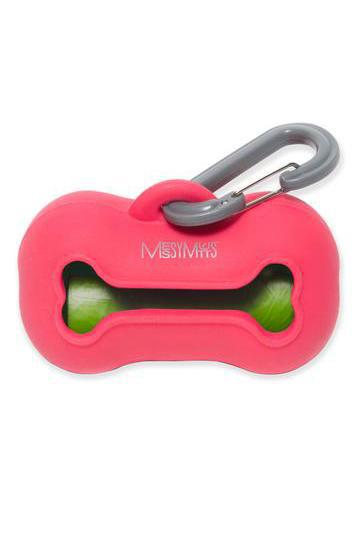 Messy Mutts Silicone Waste Bag Holder Watermelon