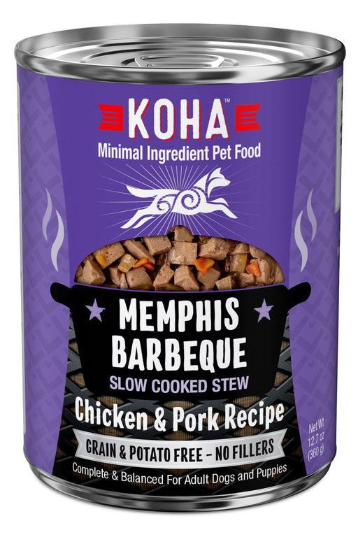 Koha Memphis BBQ Slow Cooked Stew with Chicken & Pork Wet Dog Food