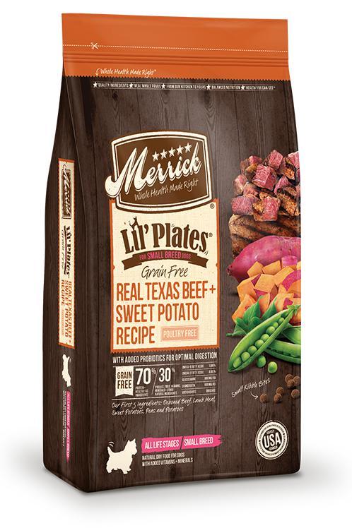 Merrick Lil' Plates Real Texas Beef & Sweet Potato Recipe Dry Dog Food