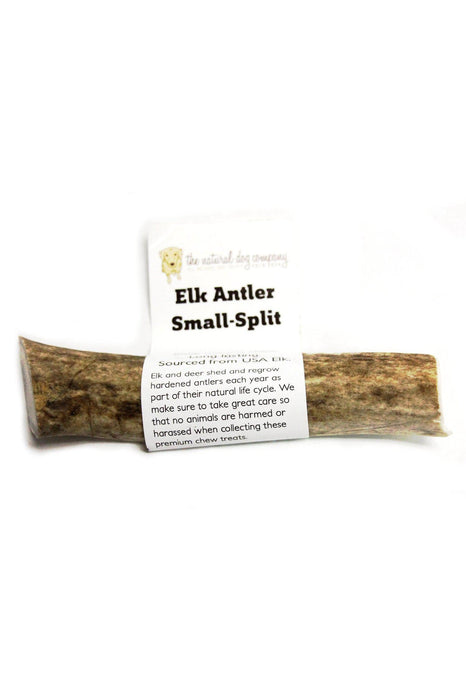 Natural Dog Co. Small Split Elk Antler Chews for Dogs