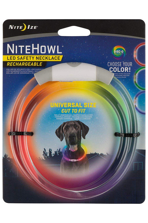 Nite Ize Nitehowl Rechargeable Disc-O-Select LED Safety Necklace