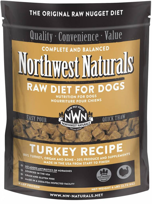 Northwest Naturals Turkey Nuggets Raw Dog Food