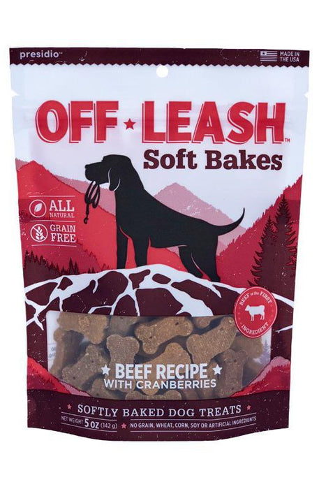 Off-Leash Soft Bakes Beef Dog Treats