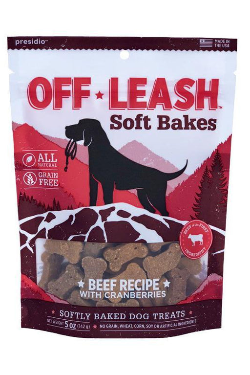 Off-Leash Soft Bakes Beef Dog Treats