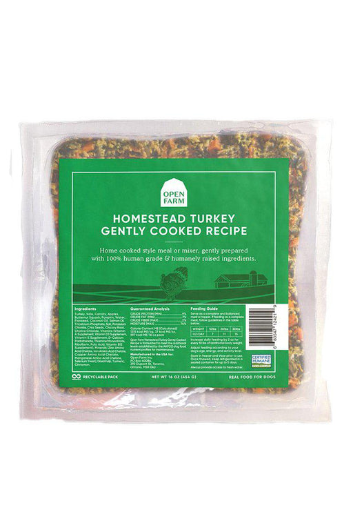 Open Farm Gently Cooked Turkey Frozen Dog Food