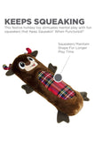 Outward Hound Stuffing Free Reindeer Dog Toy