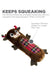 Outward Hound Stuffing Free Reindeer Dog Toy