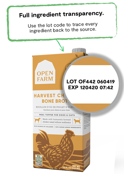 Open Farm Chicken Bone Broth Topper