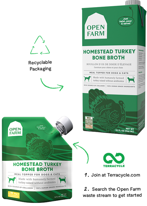 Open Farm Turkey Bone Broth Topper