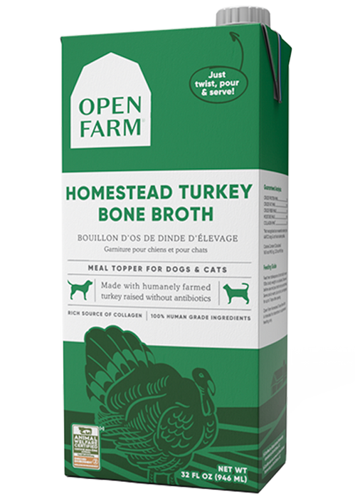 Open Farm Turkey Bone Broth Topper