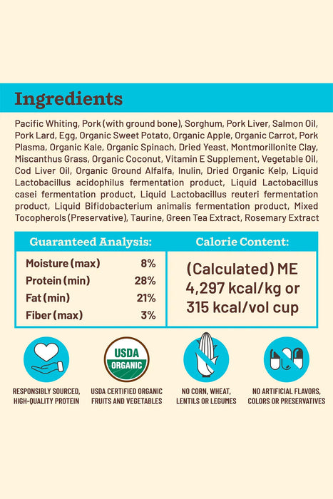 Primal Fish and Pork Kibble in the Raw Dry Dog Food