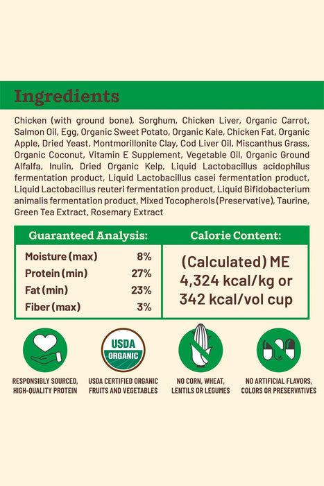 Primal Chicken Small Breed Kibble in the Raw Dry Dog Food