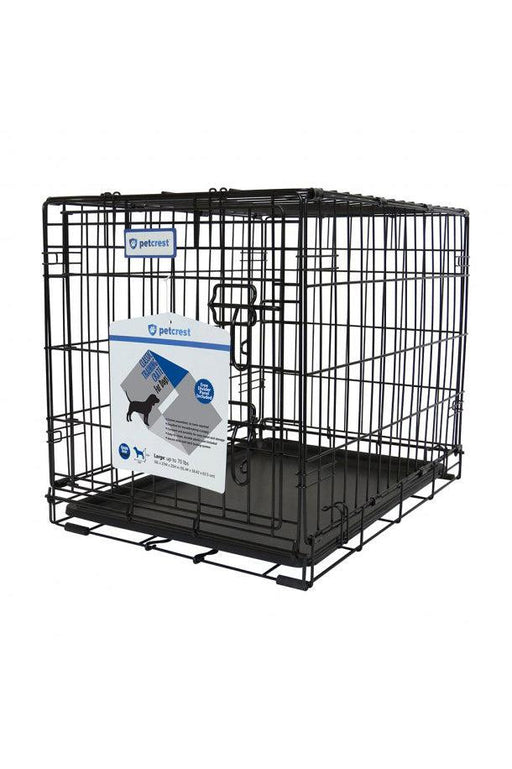 Petcrest Single Door Black Dog Crate