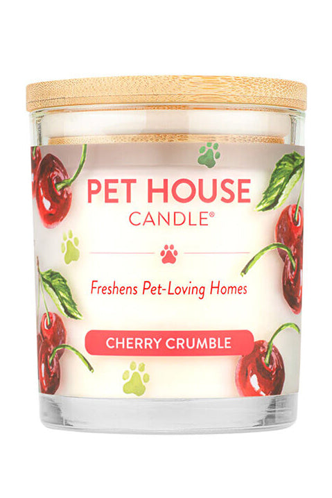 Pet House Cherry Crumble Soy and Essential Oil Candle