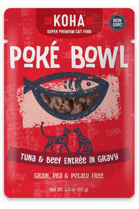 Koha Poke Bowl Tuna and Beef Wet Cat Food