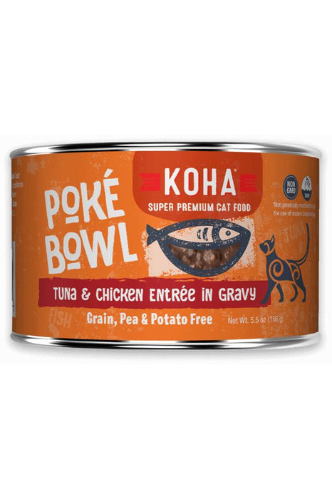 Koha Poke Bowl Tuna and Chicken Wet Cat Food