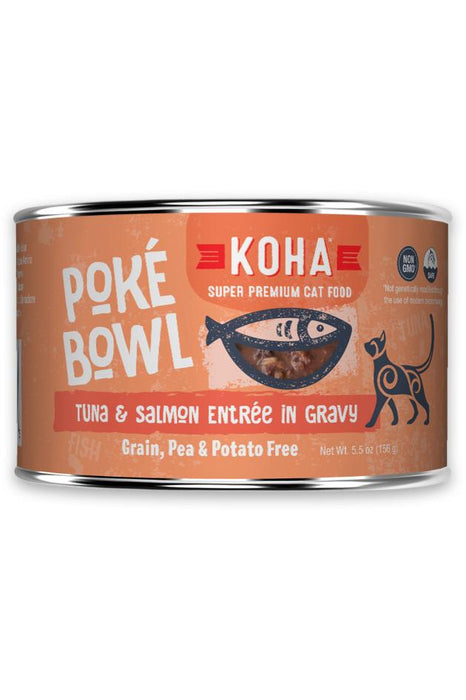 Koha Poke Bowl Tuna and Salmon Wet Cat Food