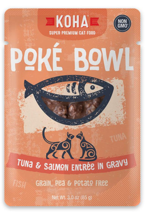 Koha Poke Bowl Tuna and Salmon Wet Cat Food