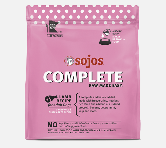 Sojos Complete Lamb Dehydrated Dog Food