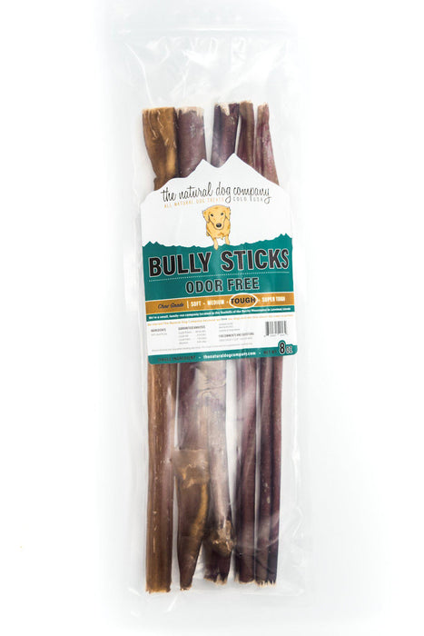 Natural Dog Co. Bagged 12 in. Bully Sticks, 8 oz