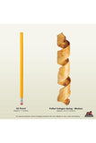 Redbarn Puffed Collagen Spring Dog Treat Compared to a pencil size