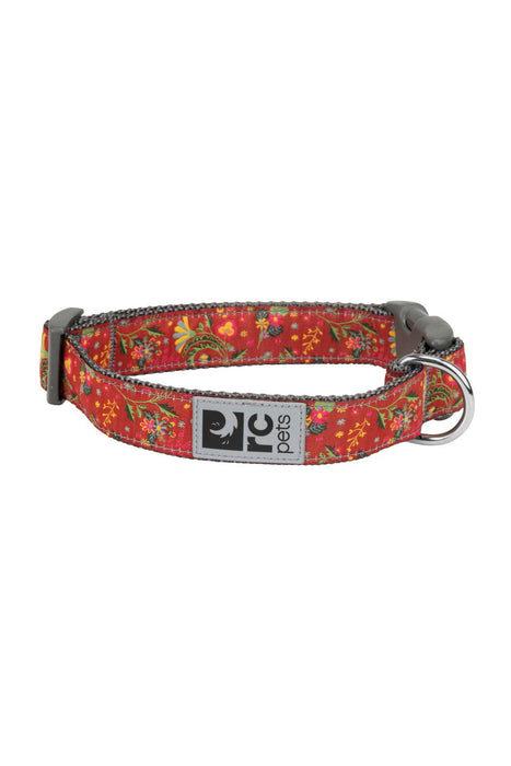RC Pets Clay Floral Dog Clip Collar