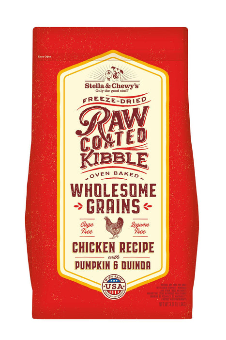 Stella and Chewy's Wholesome Grain Chicken Raw Coated Dry Dog Food